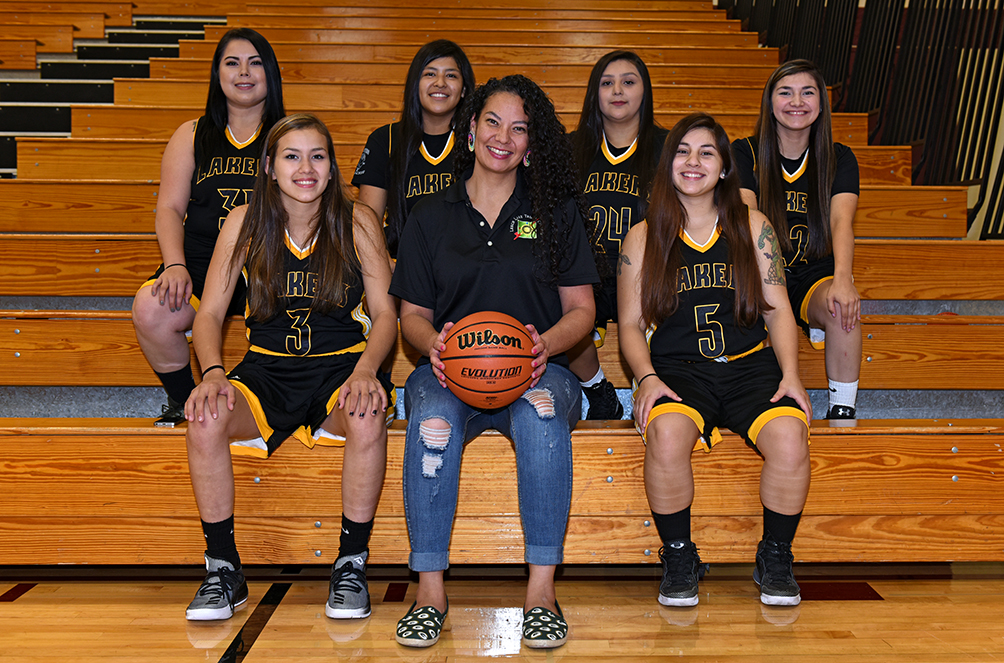 Leech Lakers Women's Basketball Team.