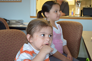 Children enjoying their time at Parent Study Group.